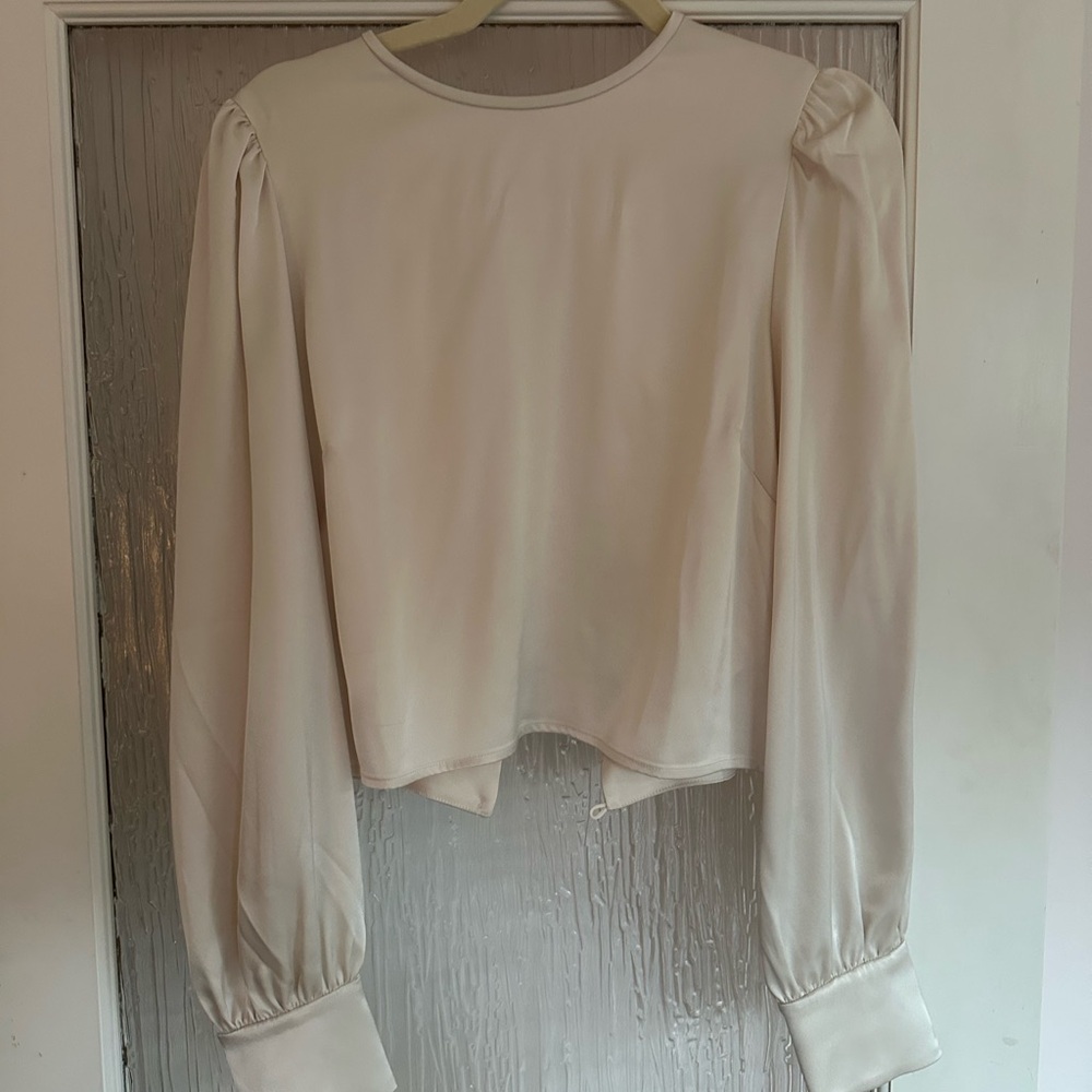 Elegant Cream Women's Top